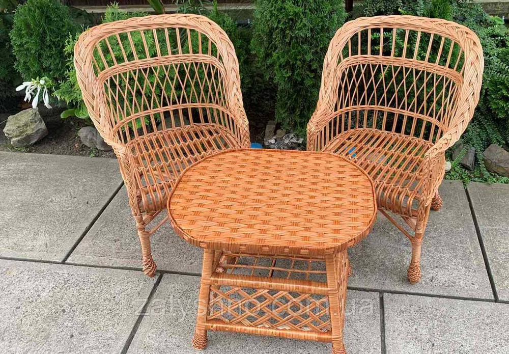 Плетеный набор мебели с овальным столом Киев - изображение 5