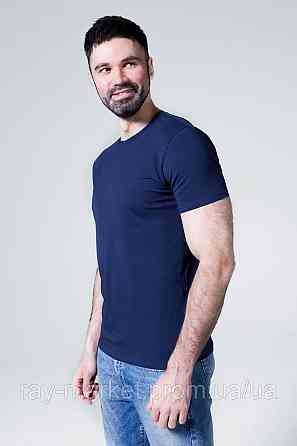 Футболка базова Ray Premium Fit чоловіча темно-синя (U0102-Navy Blue) 3XL Київ