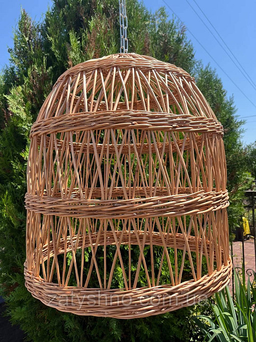 Люстра плетеная красивая кофейная Киев - изображение 9