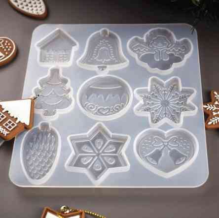 Молд новогодний 12 на 13 см серый Киев