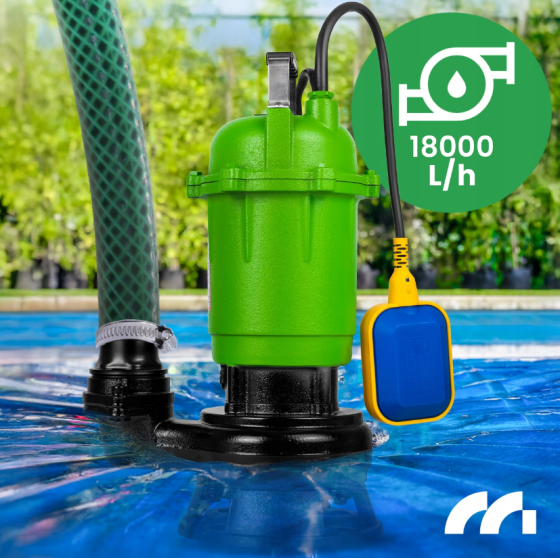 Дренажный насос для грязной и чистой воды 570Вт 18000л/ч MalTec (Польша) Киев