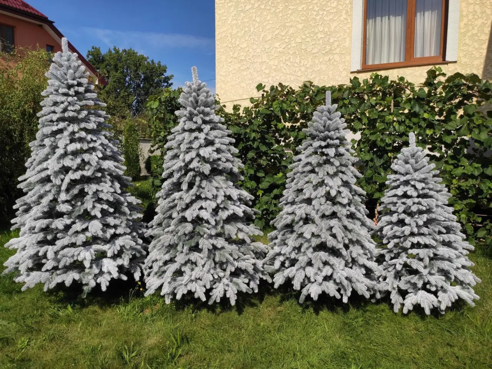 Литая искусственная елка Элитная заснеженная (высота - 1.50 м) Винница - изображение 9