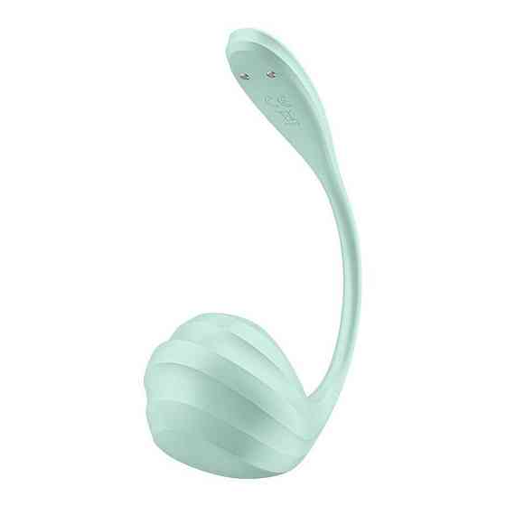 Смарт-віброяйце Satisfyer Smooth Petal Connect App Mint Sex Aura Київ