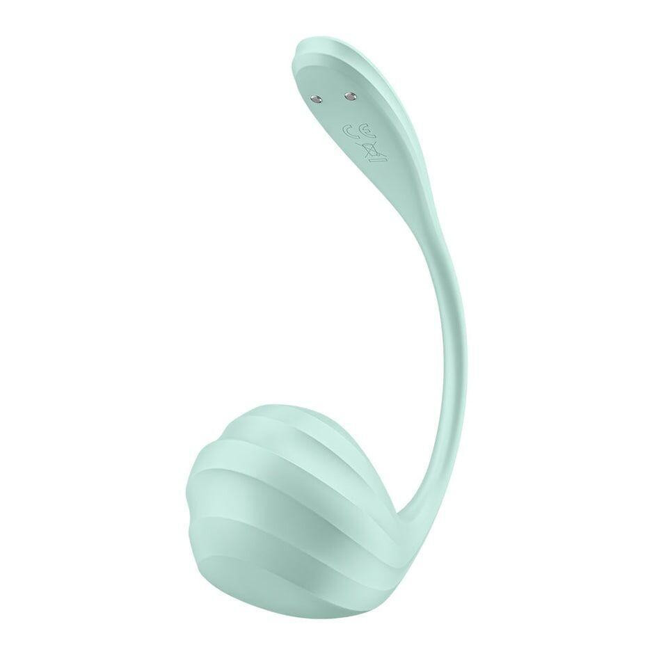 Смарт-віброяйце Satisfyer Smooth Petal Connect App Mint Sex Aura Київ - фото 4