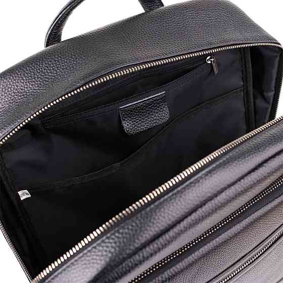 Міський рюкзак унісекс з натуральної шкіри Чорний (Vintage) Київ