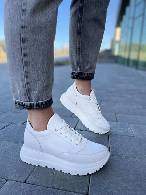 Masis Кросівки жіночі MASIS 9077 білі (весна-осінь, шкіра натуральна) (4996) Коломыя - изображение 9