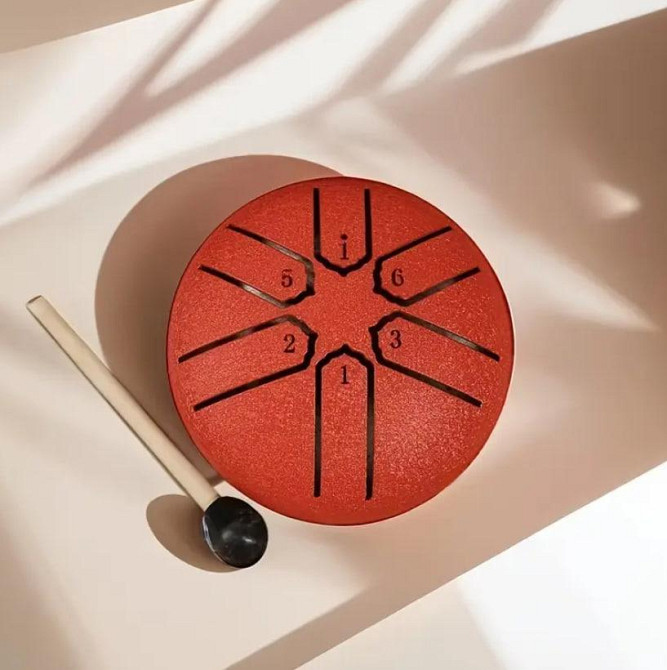 Глюкофон, 3-дюймовый стальной язычковый барабан на 6 тонн, идеальный эфирный инструмент для медитаци Киев - изображение 2