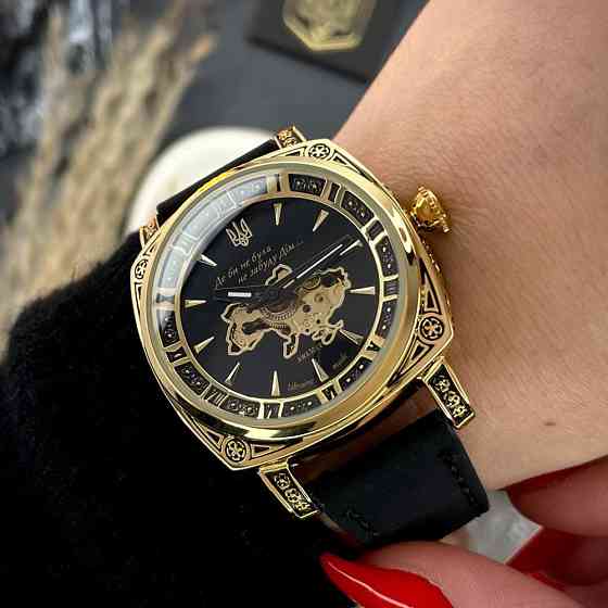 Awarder 021-3D Де би не була Gold-Black-Black Leather Киев