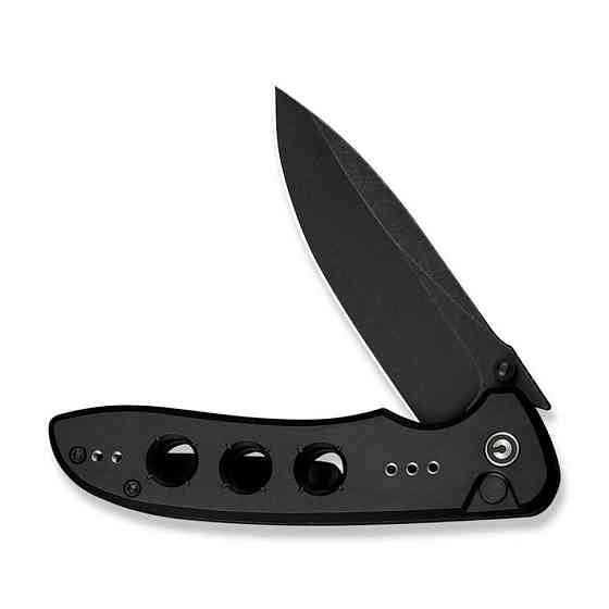 Ніж складаний туристичний Civivi Hyperpulse, (8.9 см) 14C28N / Aluminum чорний Київ