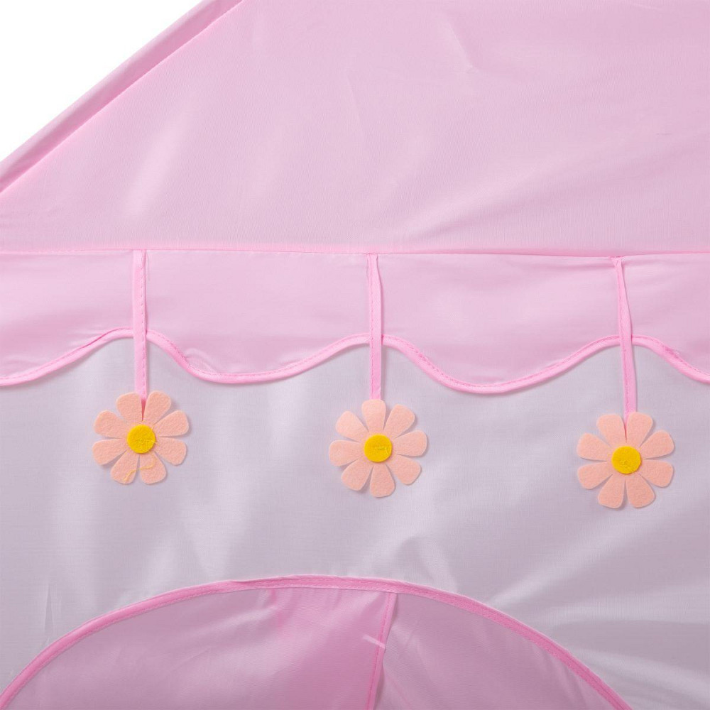 Детская игровая палатка домик для девочек 125×100×120 см палатка домик для детей Розовая HP-S-1NDP Киев - изображение 10