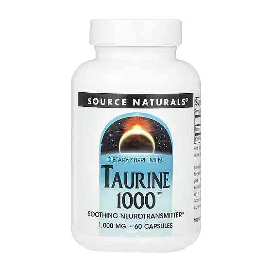 Таурин Source Naturals Taurine 1000 mg 60 капс Київ