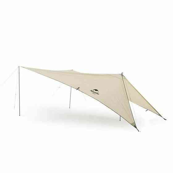 Тент для кемпінгу Naturehike Car Rear Canopy NH21TM001, 590*340 см, золотий (з трьома стійками) Київ
