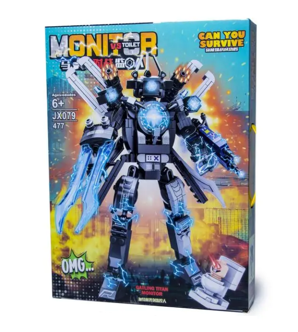 Конструктор Skibidi JX079 Титан Камерамен на 477 деталей Одесса - изображение 1