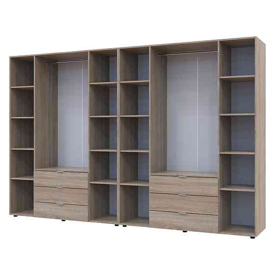 Комплект шкафов для одежды Doros Гелар (2 шт.) 310х49,5х203,4 см Дуб сонома (DRS-011114) Днепр