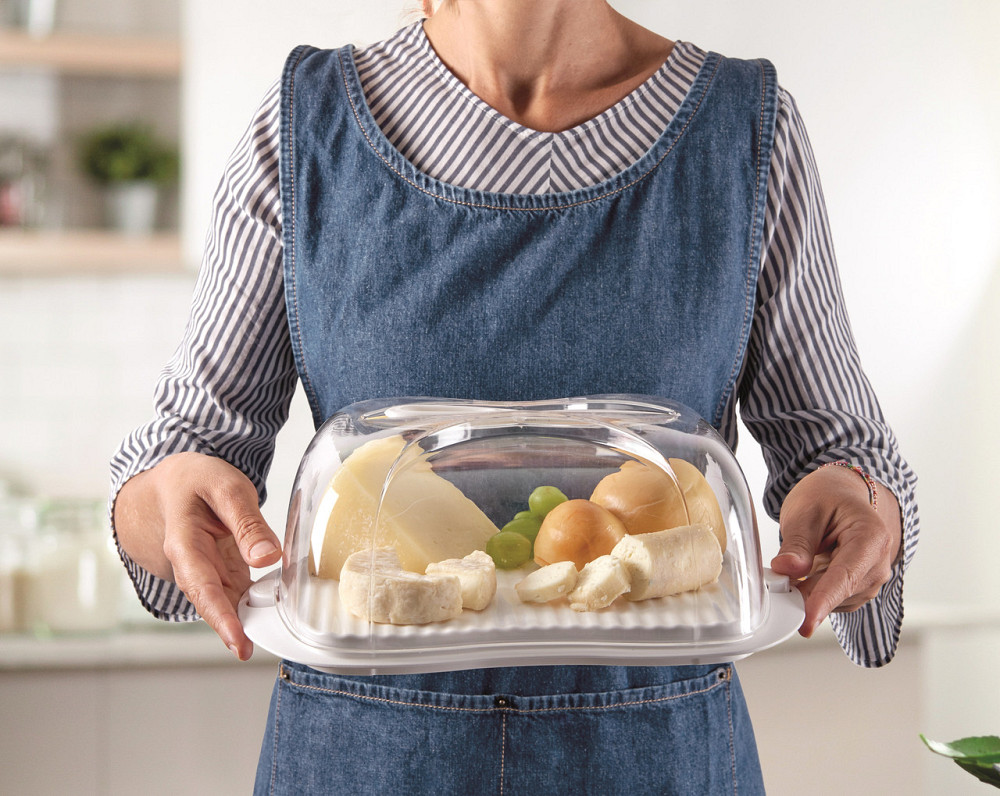 Контейнер для сиру з ножем Snips білий 3 л Київ - фото 4