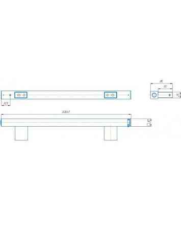 Электрический полотенцесушитель Mario Аккордо-I 30х630/85 Киев