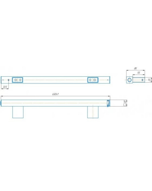 Электрический полотенцесушитель Mario Аккордо-I 30х630/85 Киев - изображение 4