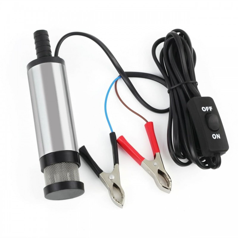 Насос для перекачування палива Fuel/Diesel Pump 12В, 12 л/хв, модель 5566 з фільтром та затискачами Одеса - фото 8