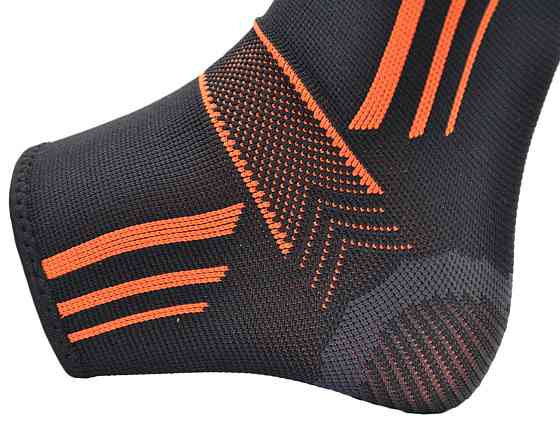 Бандажі на гомілкостоп Power System PS-6022 Ankle Support Evo Black/Orange (2шт.) M Кам'янське