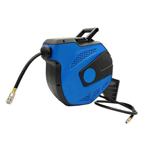 Шланг повітряний поліуретановий армований на котушці 10x14,5мм, 15м з швидкороз'ємними сполуками Одеса