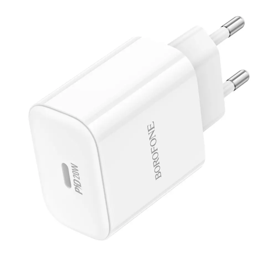 Сетевое зарядное устройство BOROFONE BA81A single port PD20W charger(EU) White Одесса