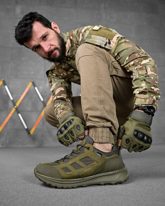 Тактические кроссовки extreme olive ВТ0967 Одесса - изображение 11