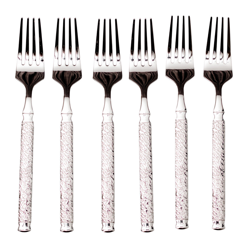 Набор десертных вилок 6 штук из нержавеющей стали 15.5 (см) Серебро HP-8-36 Киев - изображение 2