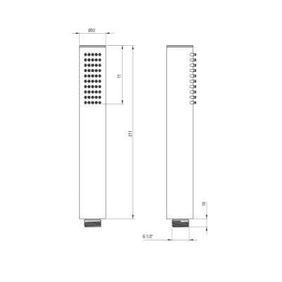 Душовий гарнітур Deante Silia (BQS_R11M) Вінниця