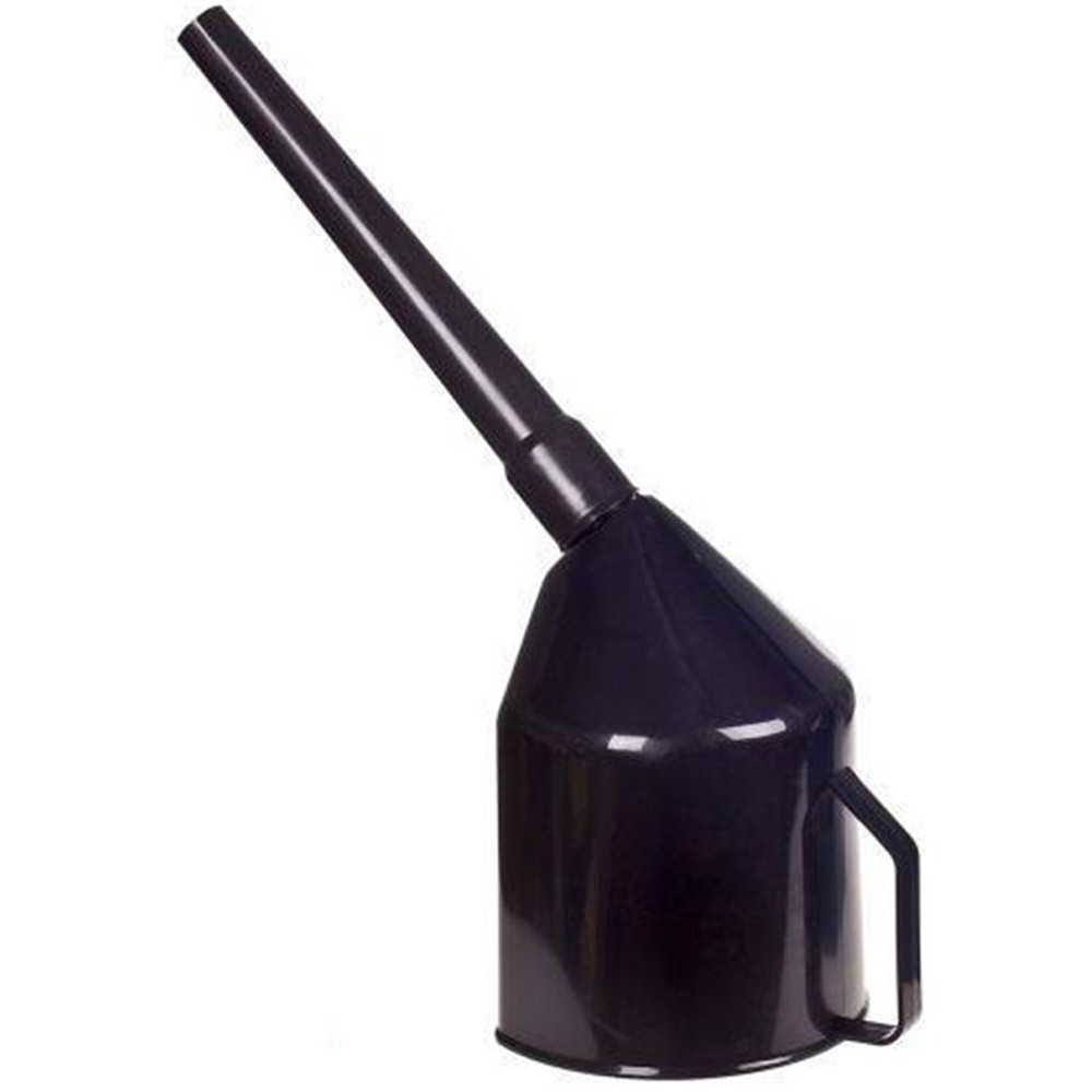 Лійка для палива з фільтр-сіткою пластикова чорна Киев - изображение 1