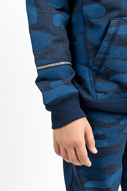 Костюм спортивний для хлопчиків, двухпредметный, темно-синій топ Крохатушка одяг Київ - фото 4