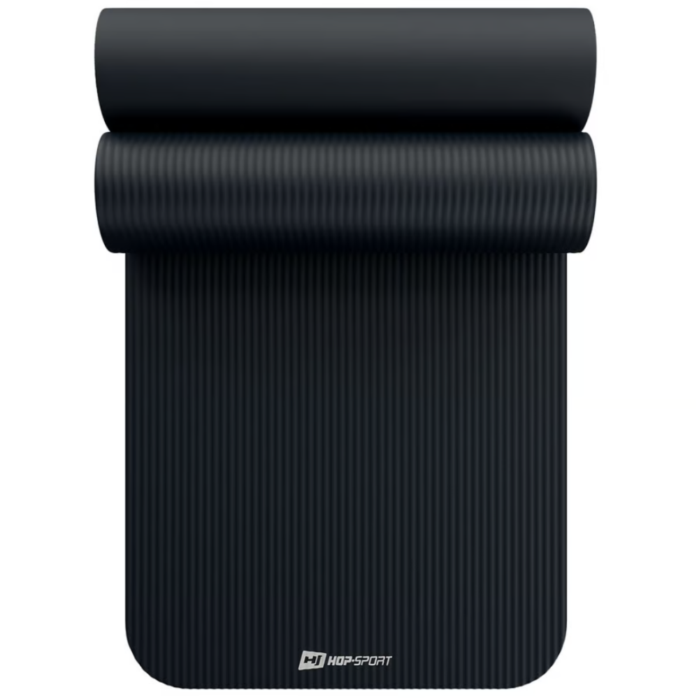 Колрик для йоги Hop-Sport HS-NB015GM NBR 1,5см черный Киев - изображение 1