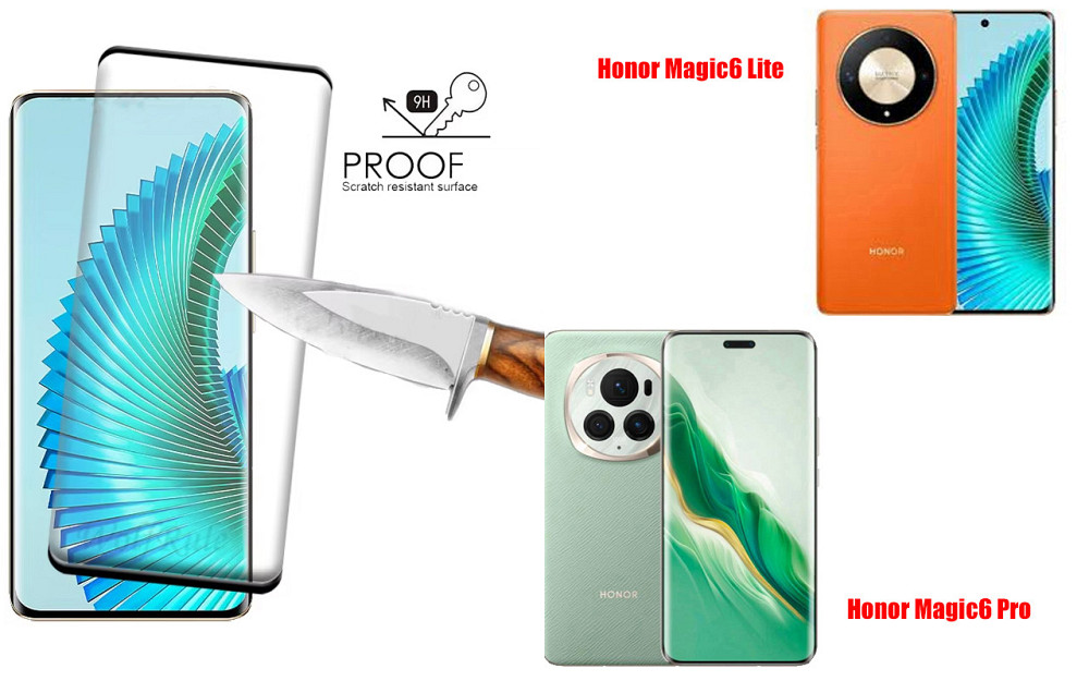 Захисне скло HyperGlass Pro для Honor Magic6 Lite, Honor Magic6 Pro – максимальна чутливість та захист Київ - фото 2
