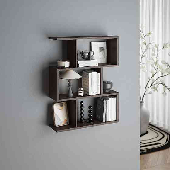 Полка для книг навесная VAYS M-50 Венге Темный Львов