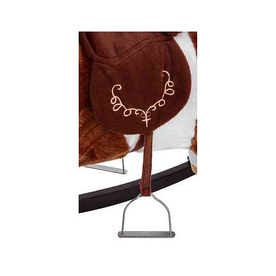 Коник-гойдалка Ramiz FDRK047B-DB, коричнево-білий Київ