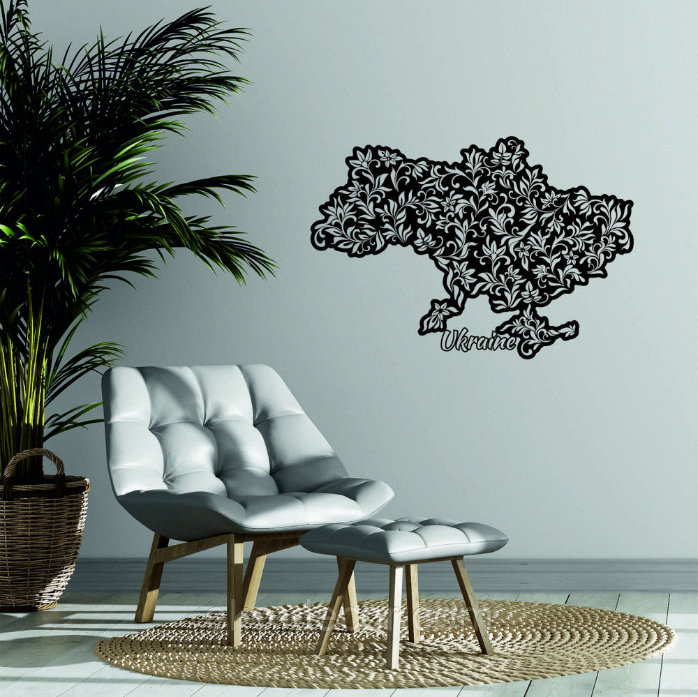 Декоративне настінне Панно «Карта України», Декор на стіну Київ - фото 4