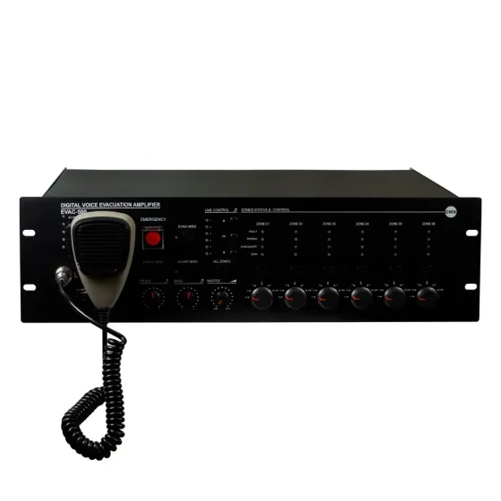 Підсилювач-контролер CMX EVAC-500, 6 зон, 19