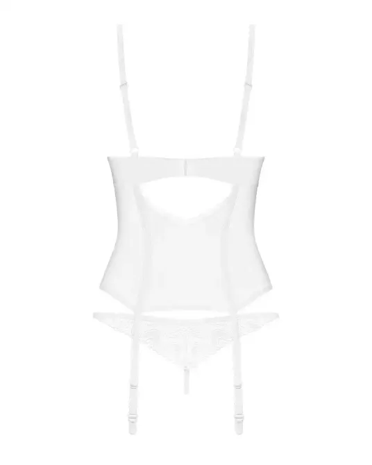 Корсет Obsessive Alissium corset & thong XL/2XL Львів - фото 7
