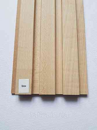Стеновая реечная панель МДФ 117х12х2800 мм Клен СП12117-16 Киев