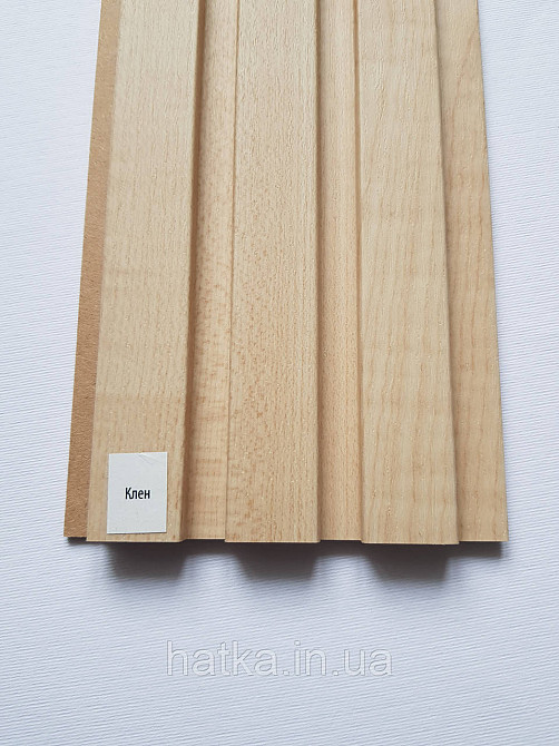 Стеновая реечная панель МДФ 117х12х2800 мм Клен СП12117-16 Киев - изображение 2