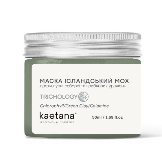 Маска Исландский Мох против перхоти и себореи Kaetana 50 мл Киев