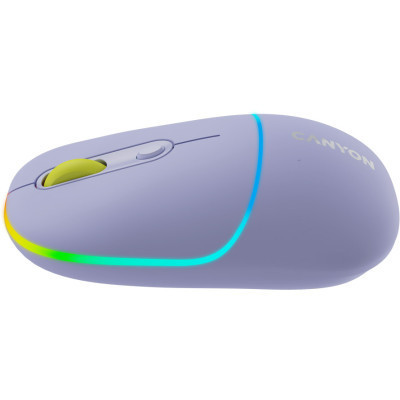 Мишка Canyon MW-22 Dual Band RGB Wireless Mountain Lavender (CNS-CMSW22ML) Вінниця - фото 6