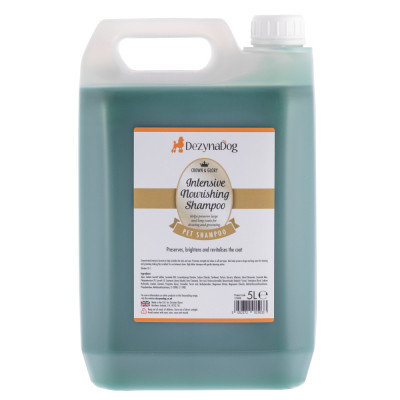Шампунь для тварин Dezynadog Crown Glory Intensive Nourishing інтенсивний живильний для освітлення і відновлення шерсті 5 л (5052372015033) Вінниця - фото 1