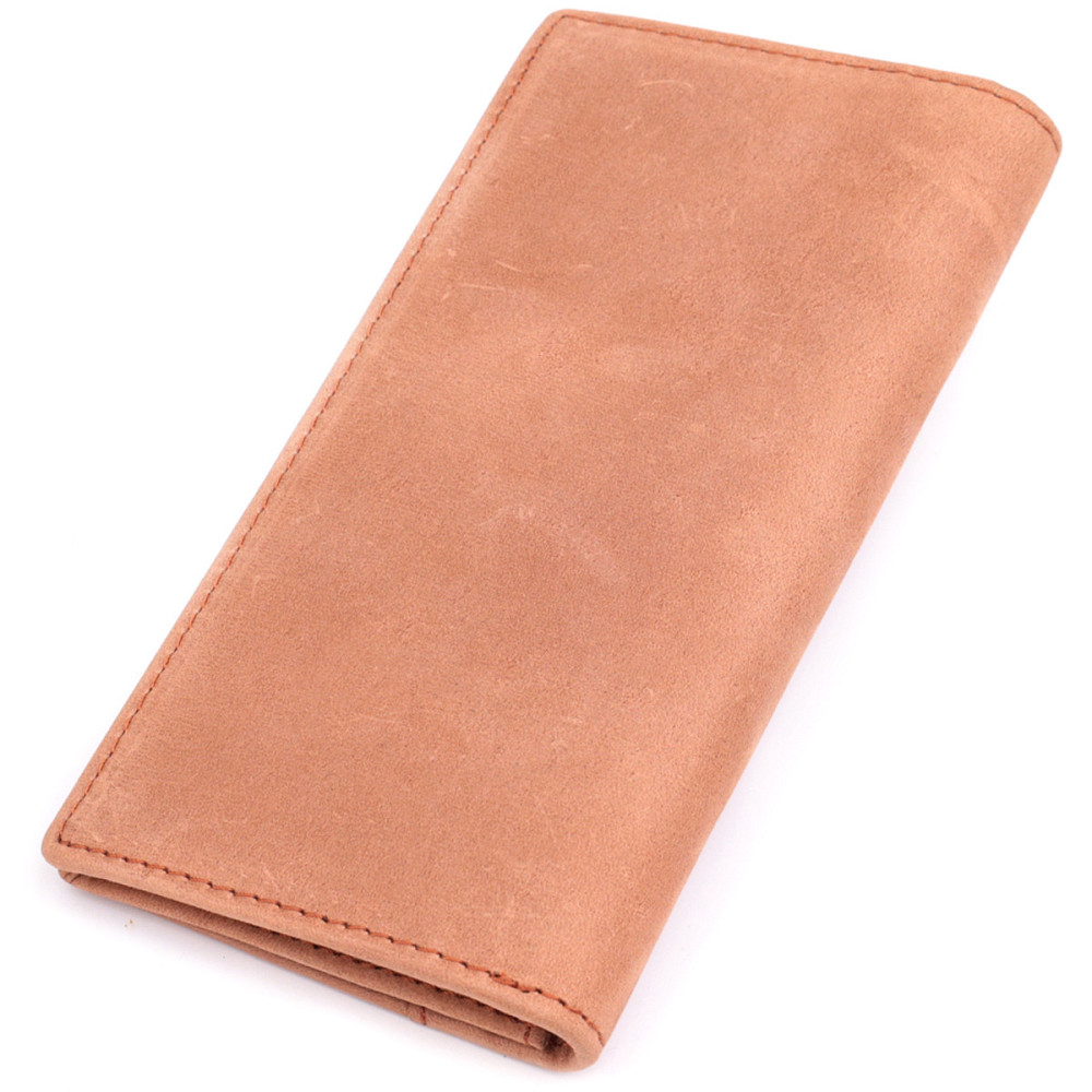 Гаманець унісекс у вінтажній натуральній шкірі 22853 Vintage Рудий Київ - фото 2