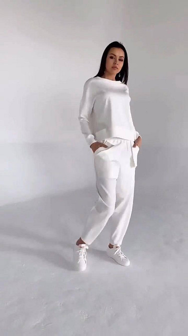 Жіночий повсякденний прогулянковий костюм двійка двонитка Одеса - фото 2