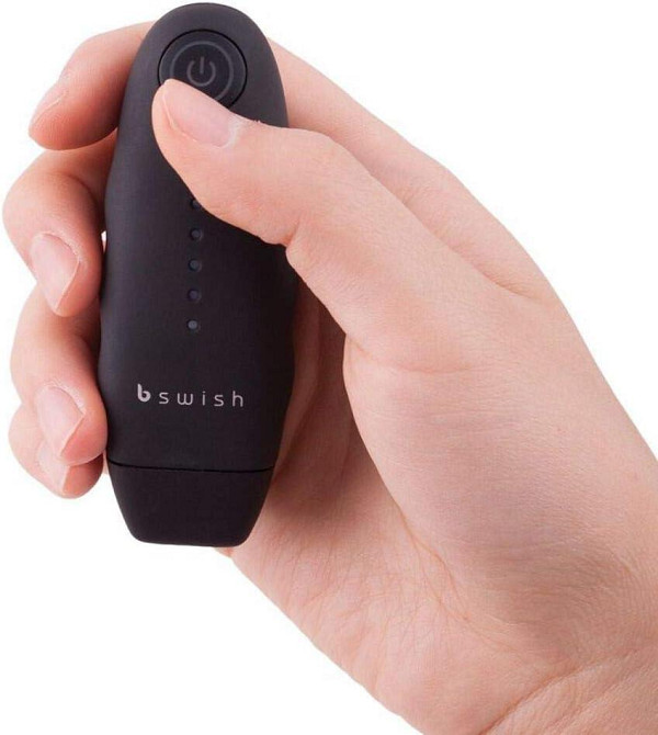 B Swish - Классический яичный вибратор Bnaughty Unleashed (черный) Днепр - изображение 7