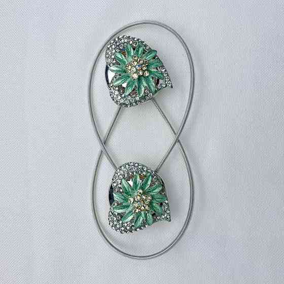 Магніти для штор та гардин "Amour" набір 2 шт М'ятний (81-211) Київ