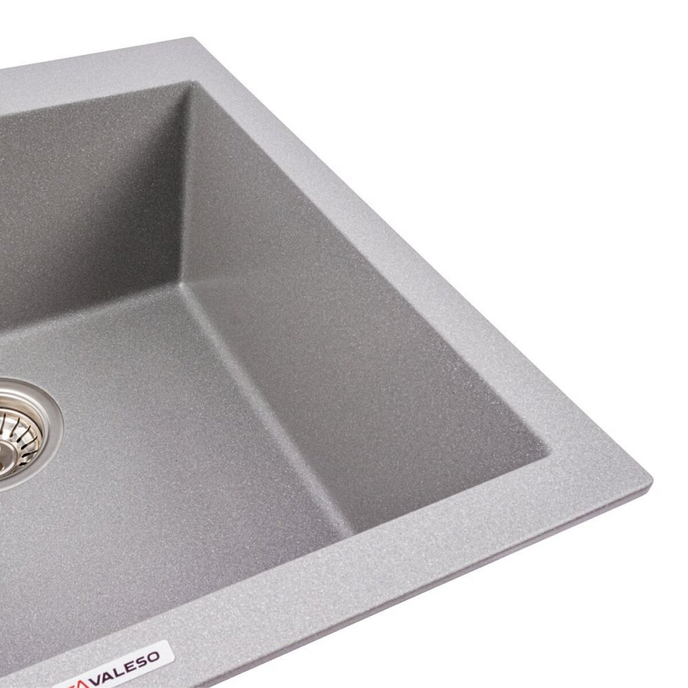 VALESO Гранітна мийка VALESO GALAX 5050 матова Сірий мусон Киев - изображение 4