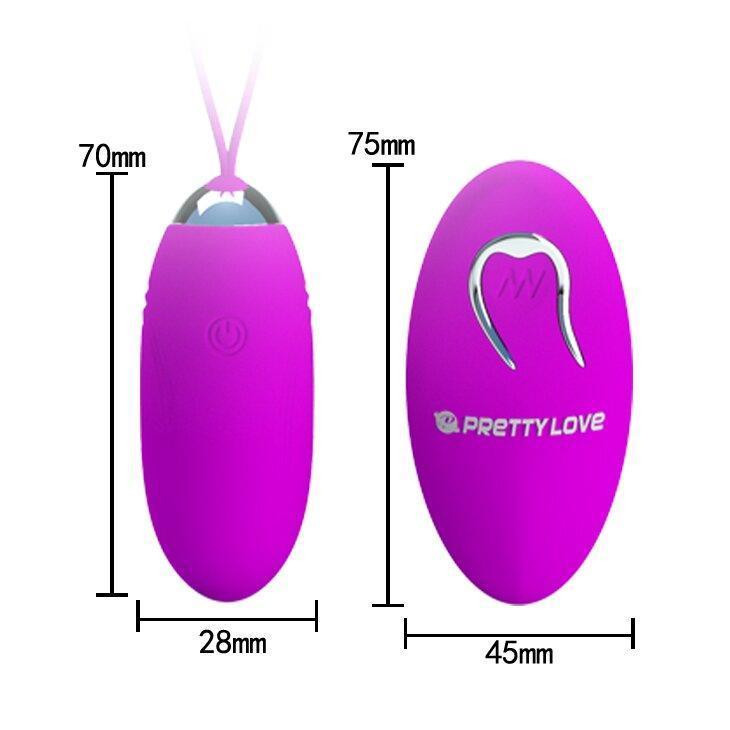 Виброяйцо Pretty Love Jenny с дистанционным управлением, BI-014362W-9 Sex Aura Киев - изображение 6