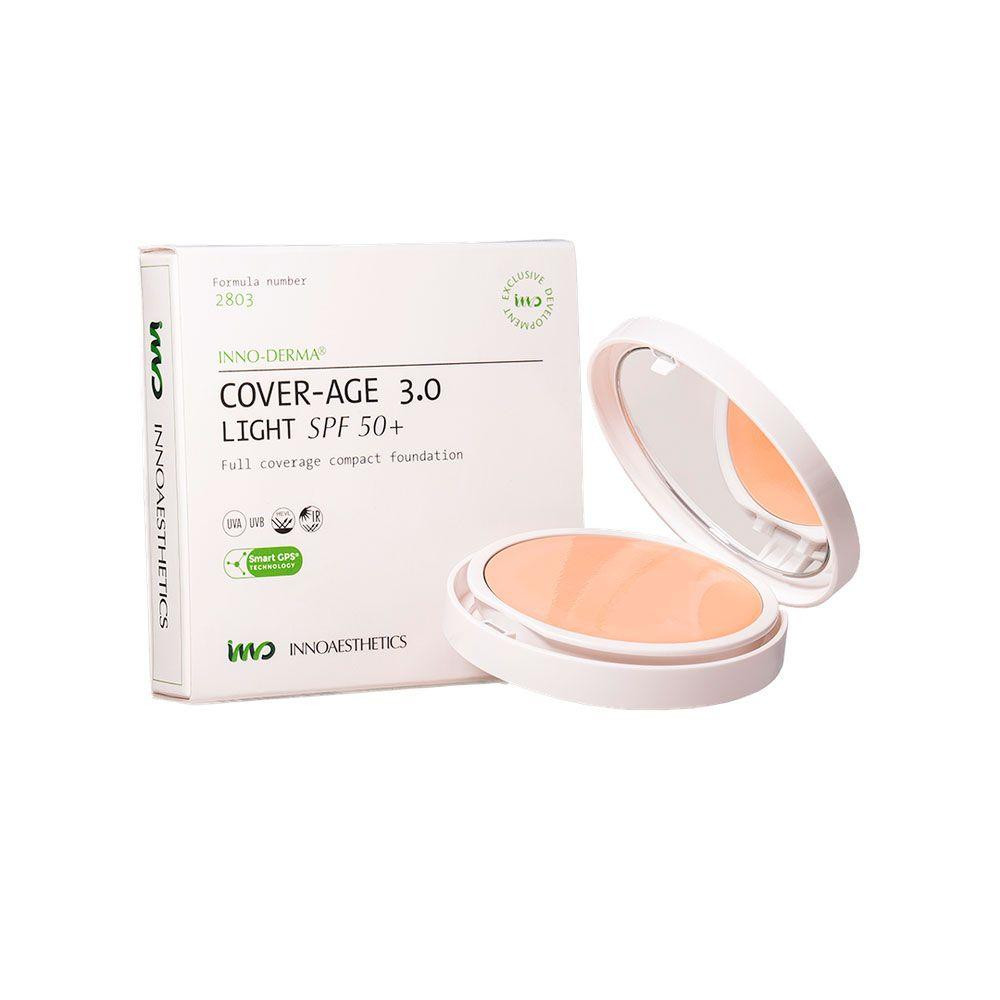 Крем-пудра SPF 50+ та HEVL зі світлим тоном EPIGEN COVERAGE 3.0 LIGHT SPF 50+ Innoaesthetics, 14г Дніпро - фото 1