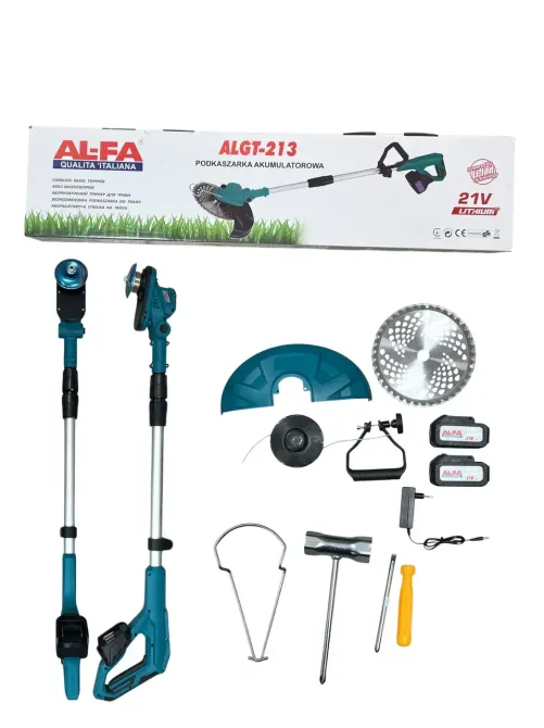 Тример Акумуляторний для трави ALFA ALGT-213,Ручний тример для трави акумуляторний диск + котушка 21В  3Ah Львів - фото 5